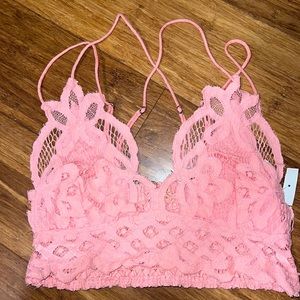 NWT Free People One Adella Pink Bralette